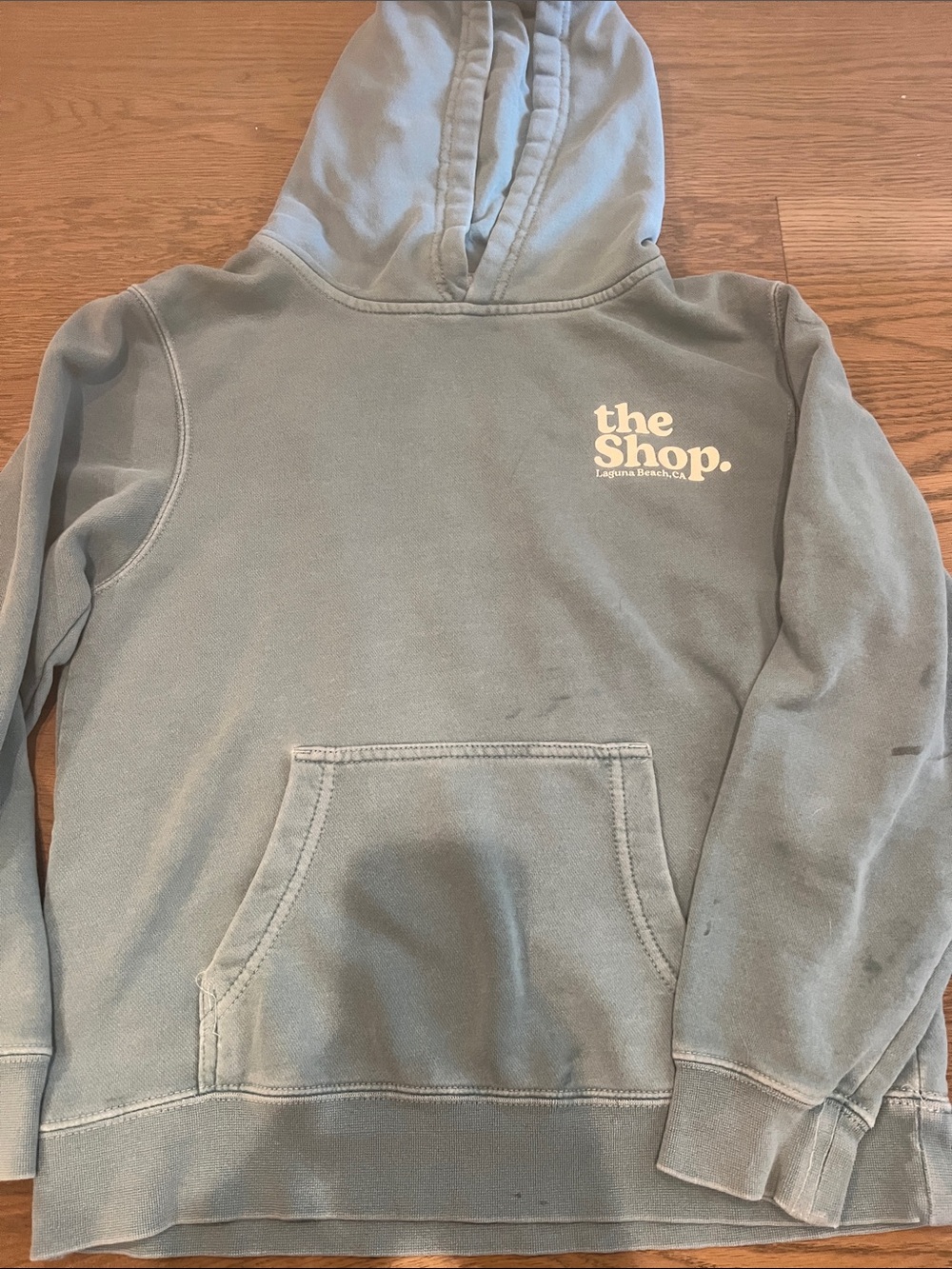 Kids' Pullover Hoodie in Faded Sage